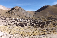 Puebla Fantasma, a ghost-town, was built during colonial times but abandoned in the 16th century. At 4,690 meters and climbing, I would soon be feeling the effects of altitude sickness, so I can understand the relocation.
